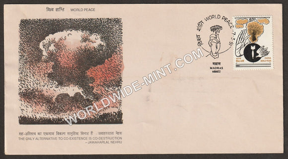 1991 World Peace FDC