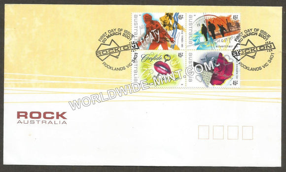 2001 Australia Rock On - Music Theme FDC #FA127