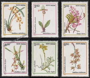 1991 Orchids-Set of 6 MNH