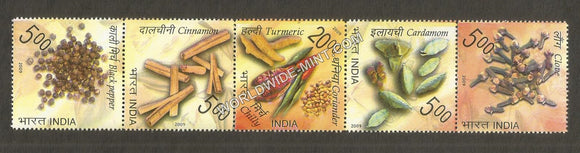 2009 Spices of India setenant MNH