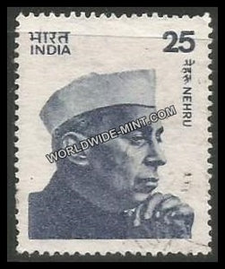 INDIA Nehru - Large Portrait - Die I (25) Definitive Used Stamp