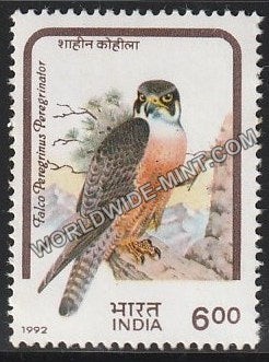 1992 Birds of Prey-Falco peregrinus-Peregrene Falcon MNH