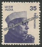 INDIA Nehru - Small Portrait (35) Definitive MNH