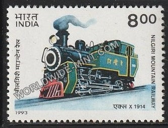 1993 Mountain Locomotives-Nilgiri Mountain Railway MNH