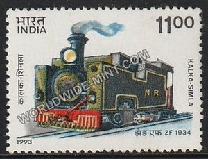 1993 Mountain Locomotives-Kalka Simla MNH