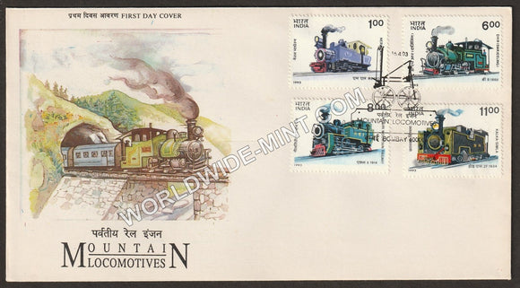 1993 Mountain Locomotives-4V FDC
