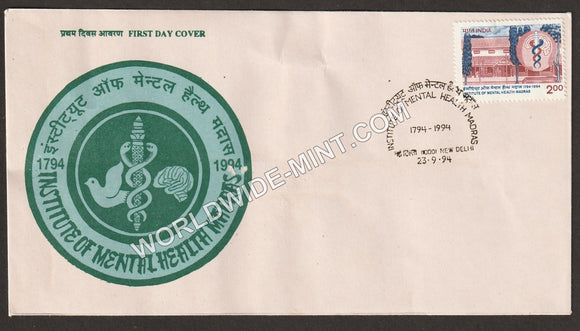 1994 Institute of Mental Health, Madras FDC