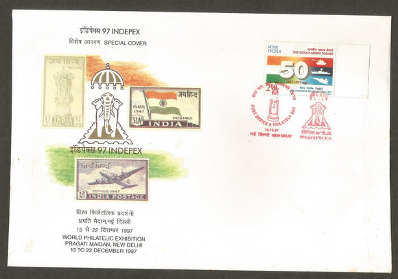 INDEPEX 1997 - Post Office & Philately Day  Special Cover #DL145