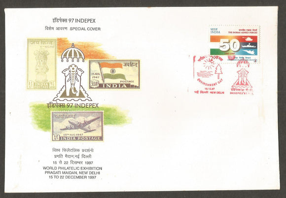 INDEPEX 1997 - Environment Day  Special Cover #DL147