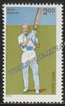 1996 Cricketers of India-Deodhar MNH