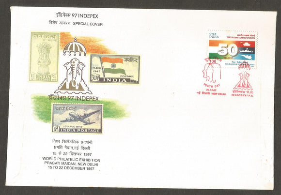 INDEPEX 1997 - Youth Day  Special Cover #DL148