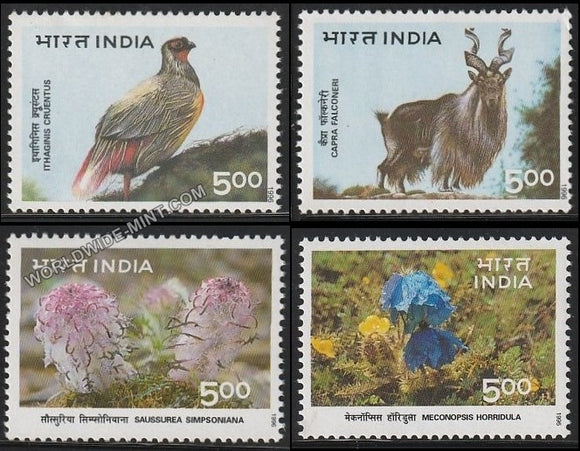 1996 Himalayan Ecology-Set of 4 MNH