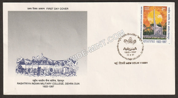 1997 Rashtriya Indian Military College, Dehradun FDC