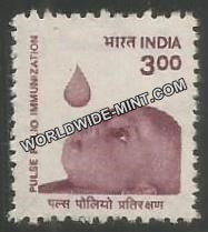 INDIA Oral Polio 8th Series(3 00) Definitive MNH