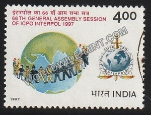 1997 66th General Assembly Session of ICPO Interpol Used Stamp