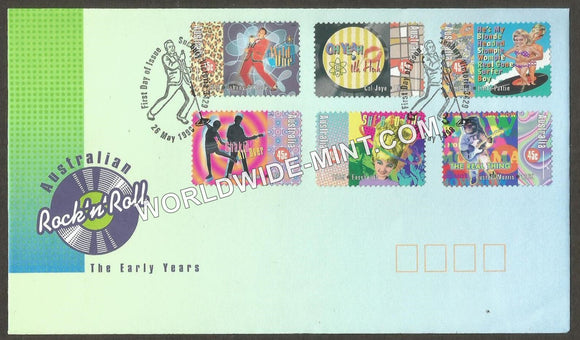 1998 Australia Rock'n' Roll Music FDC #FA157