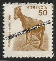 INDIA Niligiri Tahr 9th Series(50) Definitive MNH
