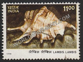 1998 Sea Shells-Lambis Lambis-Spider Shell Used Stamp