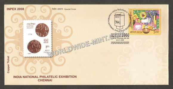 2008 INPEX Copper Ticket Special Cover #TNA16