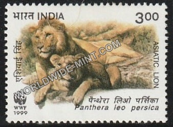 1999 Asiatic Lion (Lion & Lioness) MNH