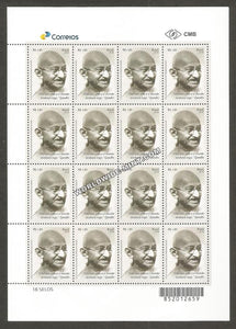 2019 Brazil Gandhi Full Sheet of 16 stamps