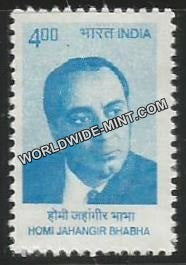 INDIA Homi Jahangir Bhabha 10th Series(4 00 ) Definitive MNH