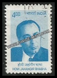 INDIA Homi Jahangir Bhabha 10th Series(4 00 ) Definitive Used Stamp