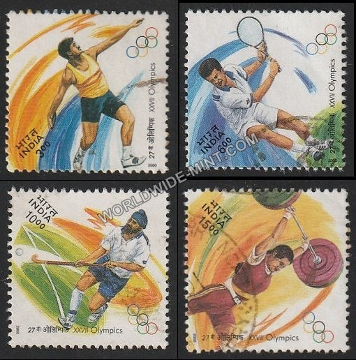 2000 XXVII Olympics-Set of 4 Used Stamp