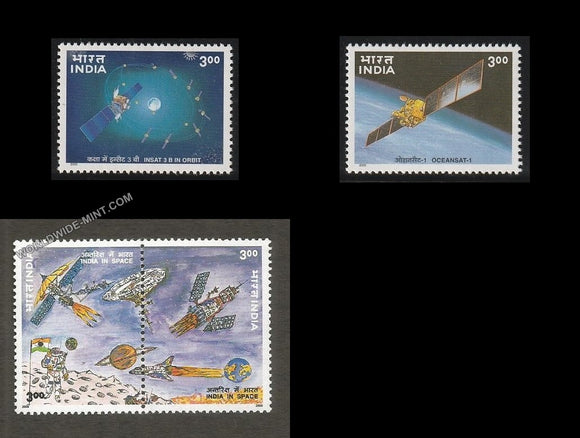 2000 India's Space Programme-Set of 4 MNH