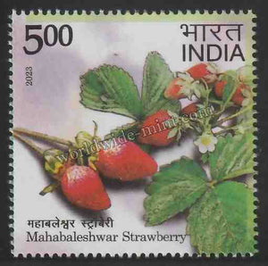 2023 INDIA Geographical Indications: Agricultural Goods - Mahabaleshwar Strawberry MNH