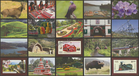 2018 Incredible Nilgris set of 20 Picture Post Card Pack - All are Glossy Finished #MC193