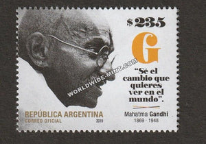 2019 Argentina Gandhi Stamp
