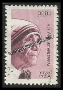 INDIA Mother Teresa 10th Series(20 00 ) Definitive Used Stamp