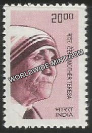 INDIA Mother Teresa 10th Series(20 00 ) Definitive MNH
