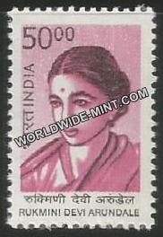 INDIA Rukmini Devi Arundale 10th Series(50 00 ) Definitive MNH
