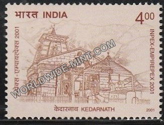 2001 Inpex-2001-Temple Architecture-Kedarnath MNH