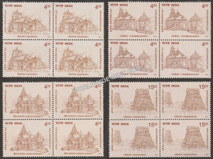 2001 Inpex-2001-Temple Architecture-Set of 4 Block of 4 MNH