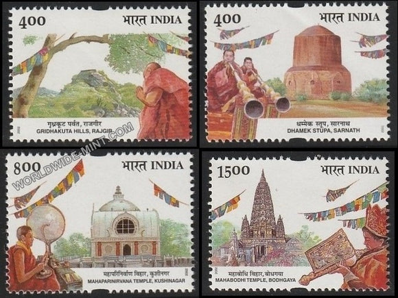 2002 Bauddha Mahotsava-Set of 4 MNH