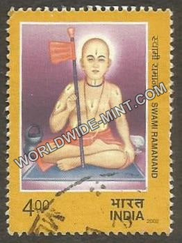 2002 Swami Ramanand Used Stamp