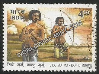 2002 Sido Murmu Kanhu Murmu Used Stamp