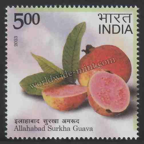2023 INDIA Geographical Indications: Agricultural Goods - Allahabad Surkha Guava MNH