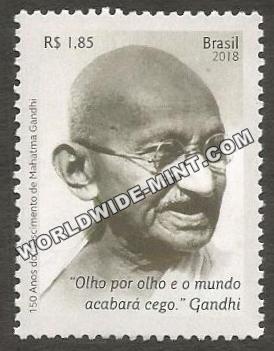 2019 Brazil Gandhi Stamp