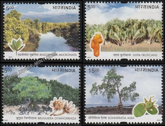 2002 Mangroves-Set of 4 MNH