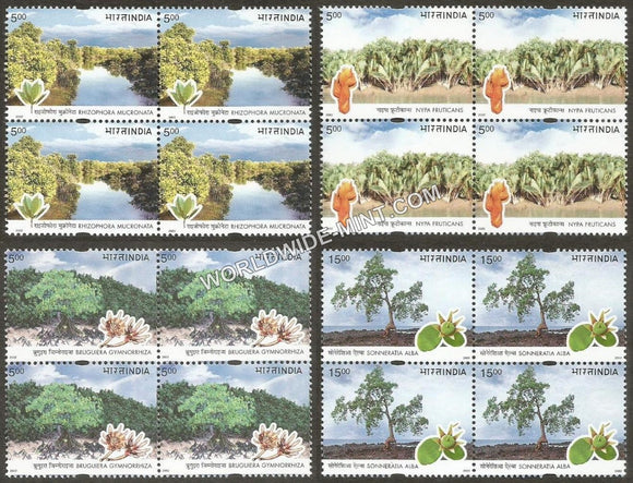 2002 Mangroves-Set of 4 Block of 4 MNH