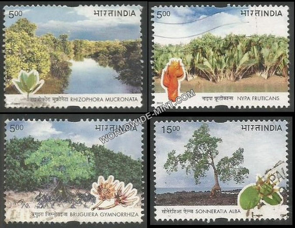 2002 Mangroves-Set of 4 Used Stamp