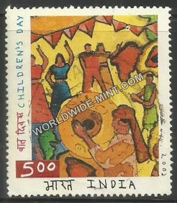 2002 Children's Day Used Stamp