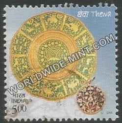 2002 Handicrafts of India-Thewa Used Stamp