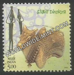2002 Handicrafts of India-Dhokra Used Stamp