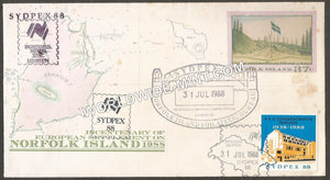 1988 Norfolk Island Bicentenary of European Settlement on Norfolk Island FDC #FA193