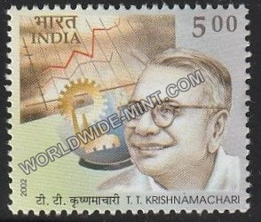 2002 T T Krishnamachari MNH